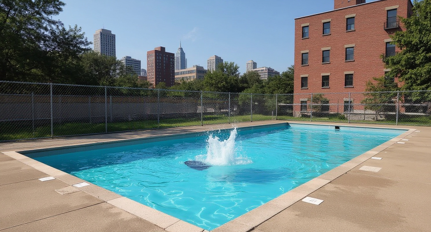 NYC Mayor Cannonballs into Public Pool in a Suit, Then Demands Republicans Apologize to Him