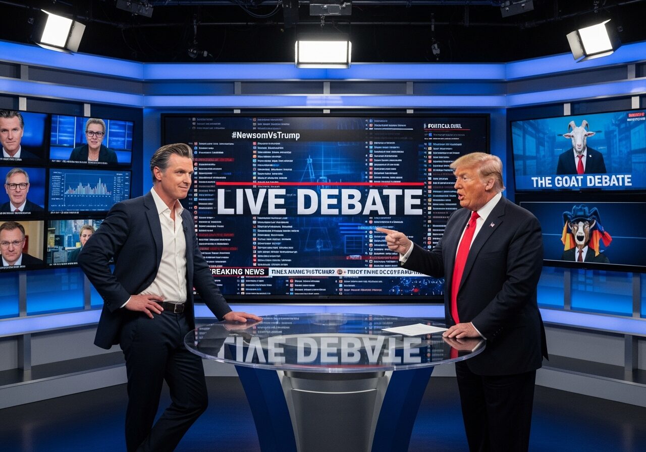 Trump, Newsom Spar Online: Political Drama Unfolds