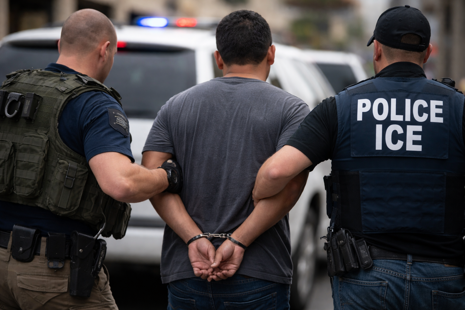 Woman Cries to Media About ICE Grabbing Her Husband — Then His Domestic Violence Arrest Surfaces